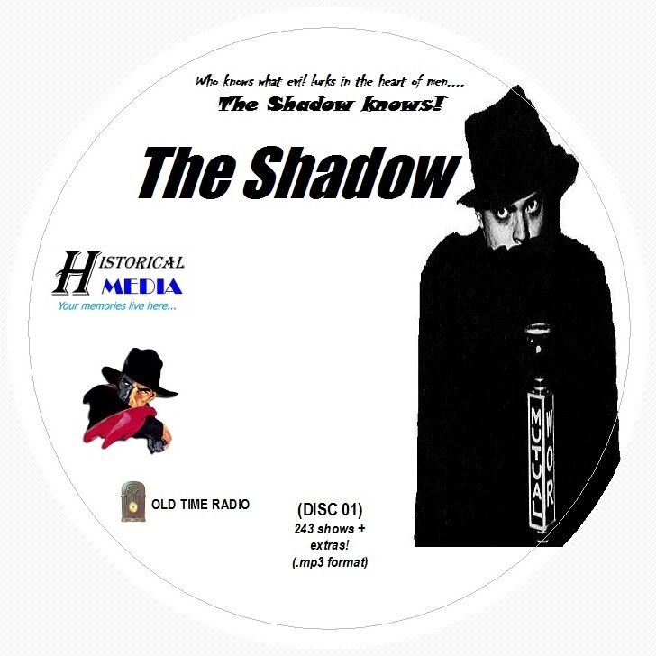 The Shadow - 243 Shows Old Time Radio In Mp3 Format Otr On 3 Cds