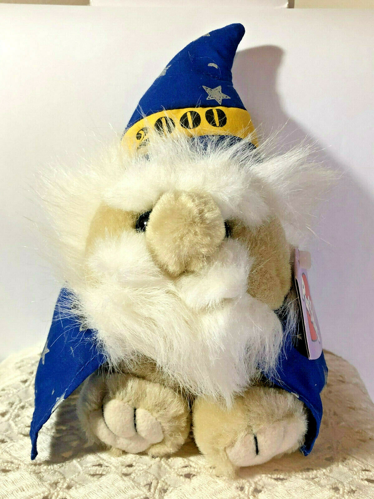 2000 Swibco Puffkins "mystic" Wizard Stuffed Toy #6698