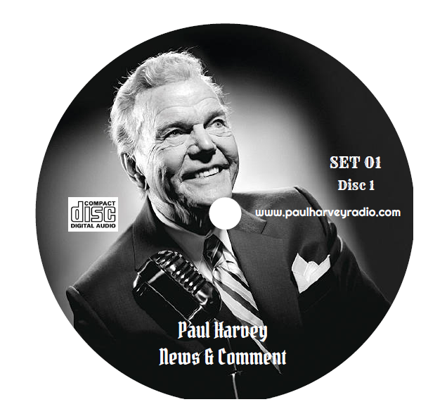 Paul Harvey {set 01} (100 Shows) 5 Audio Cd's