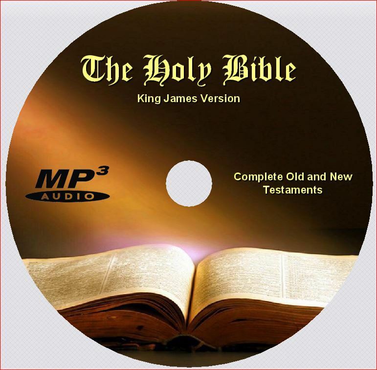 King James Version Bible Complete Old & New Testaments, Audio Book 1 Mp3 Cd