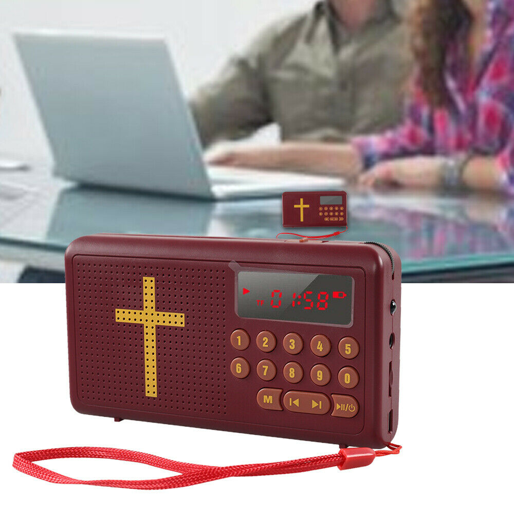 Bible Audio Player Rechargeable Bible Electronic Talking King James Version