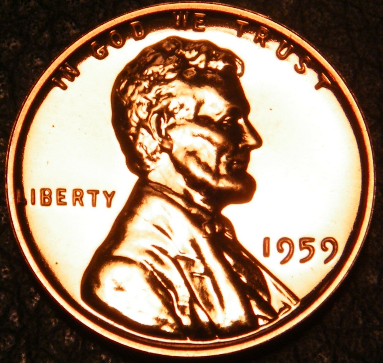 1959 Gem Proof Memorial Pennies Cents In Us Coin